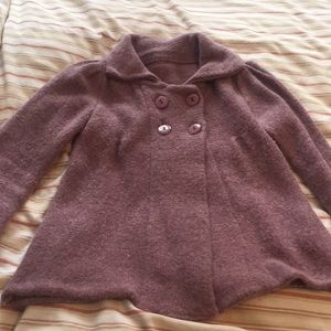 Small Italian peacoat style sweater